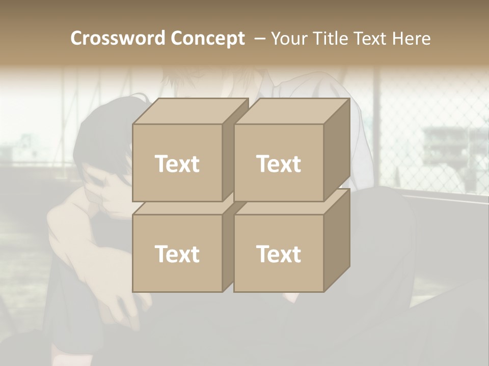 A Couple Of People That Are Hugging Each Other PowerPoint Template