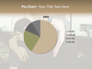 A Couple Of People That Are Hugging Each Other PowerPoint Template