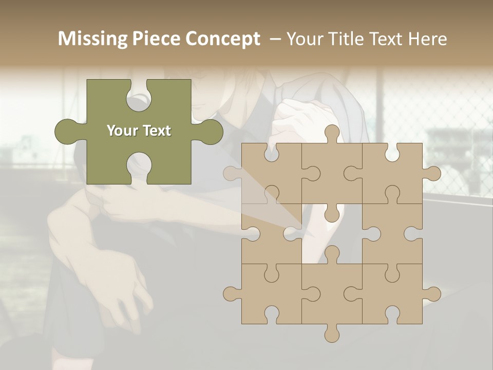 A Couple Of People That Are Hugging Each Other PowerPoint Template