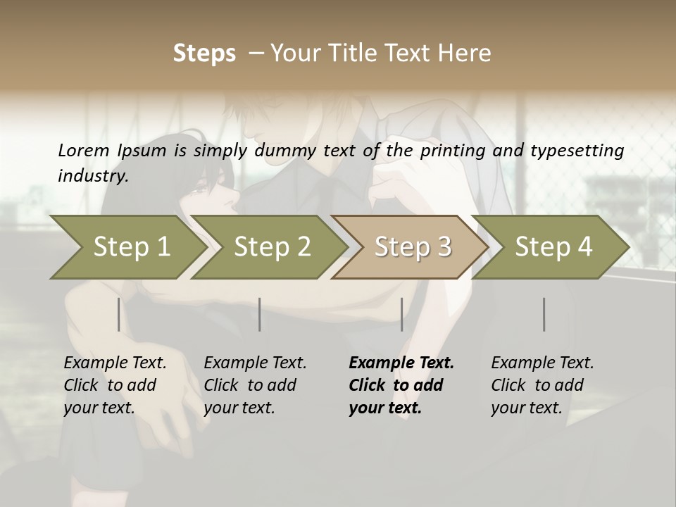 A Couple Of People That Are Hugging Each Other PowerPoint Template
