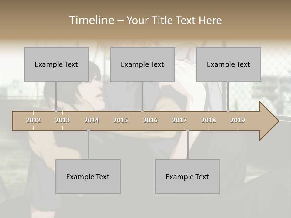 A Couple Of People That Are Hugging Each Other PowerPoint Template