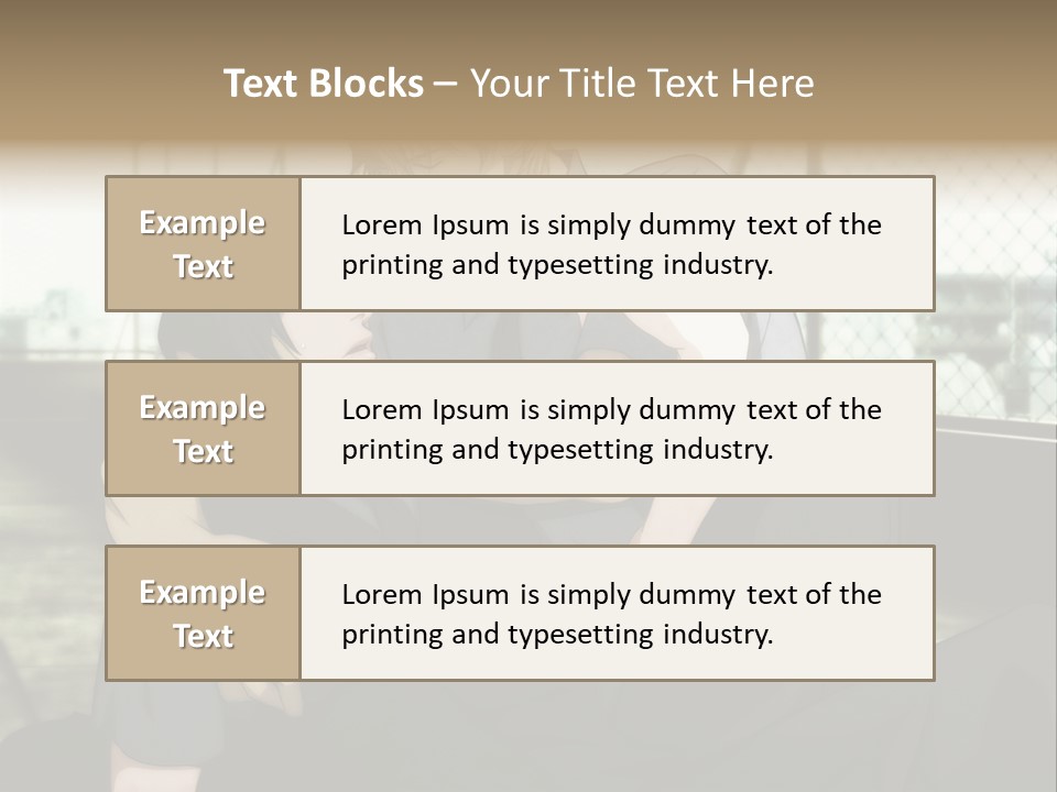 A Couple Of People That Are Hugging Each Other PowerPoint Template