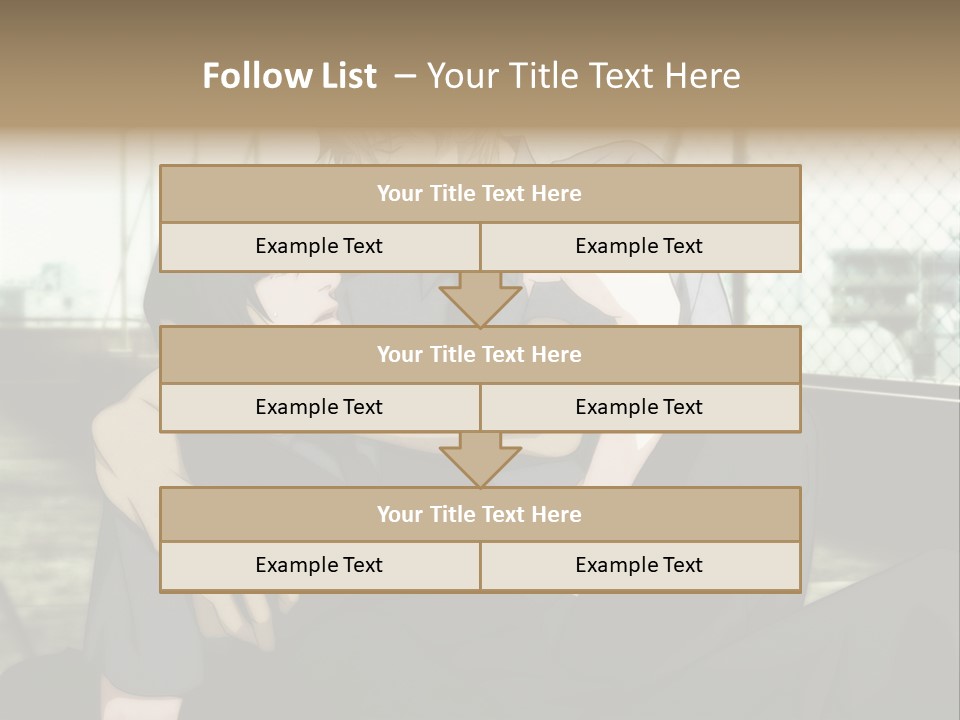 A Couple Of People That Are Hugging Each Other PowerPoint Template