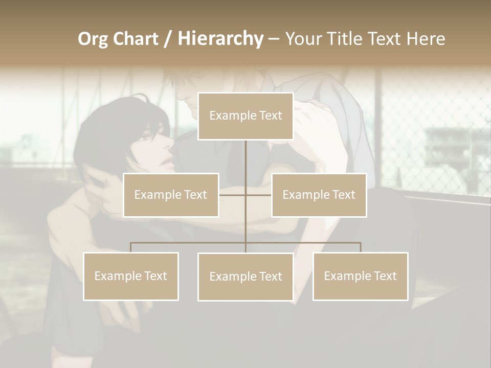 A Couple Of People That Are Hugging Each Other PowerPoint Template