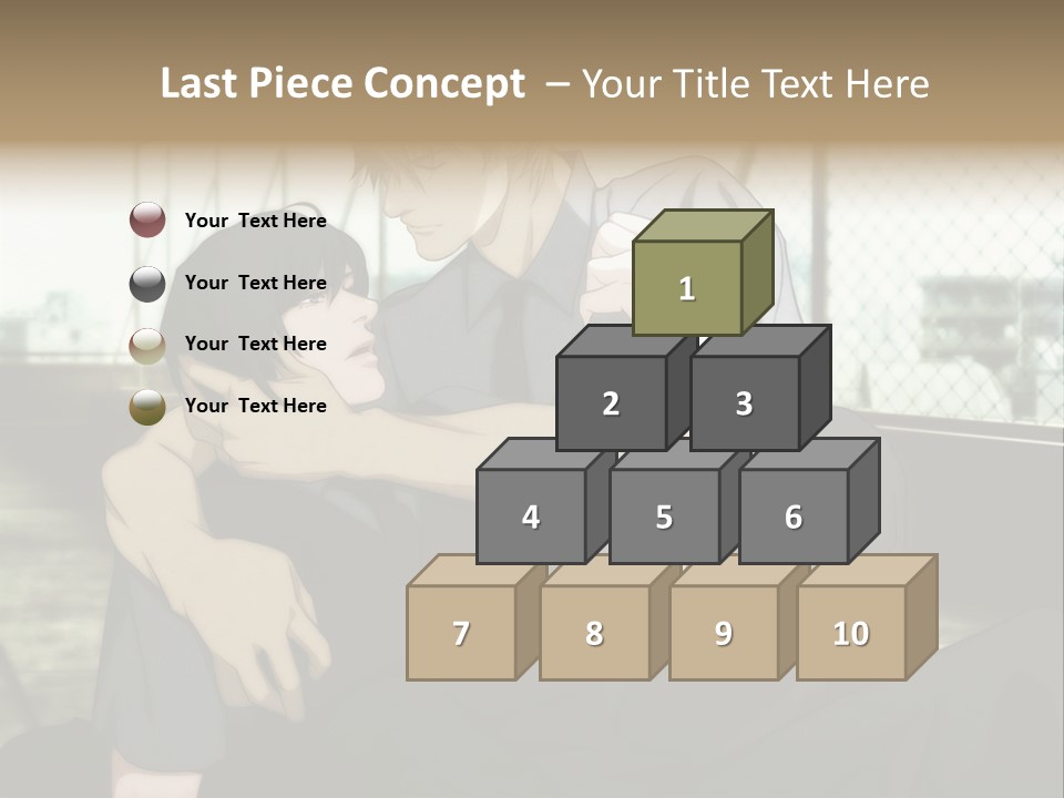 A Couple Of People That Are Hugging Each Other PowerPoint Template