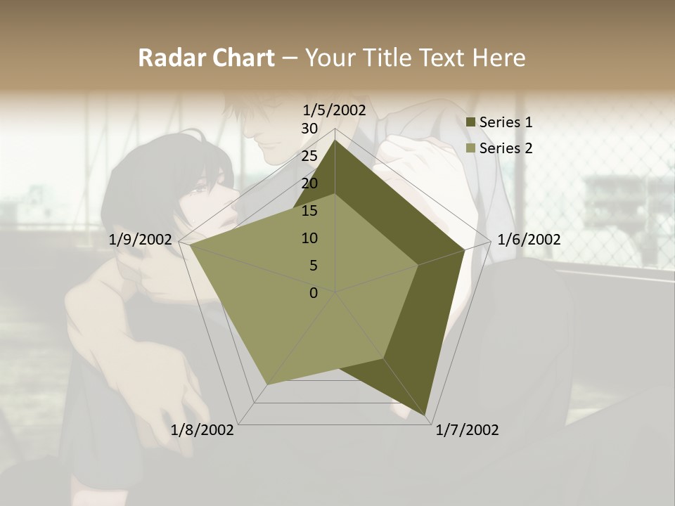 A Couple Of People That Are Hugging Each Other PowerPoint Template