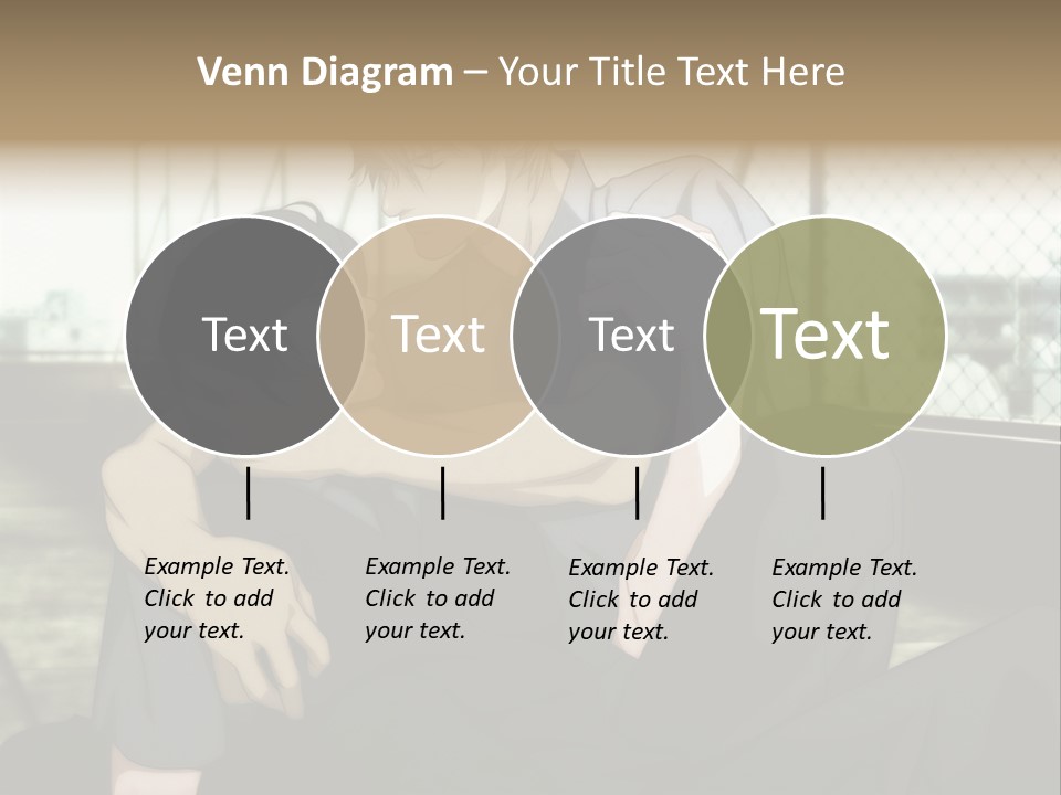 A Couple Of People That Are Hugging Each Other PowerPoint Template
