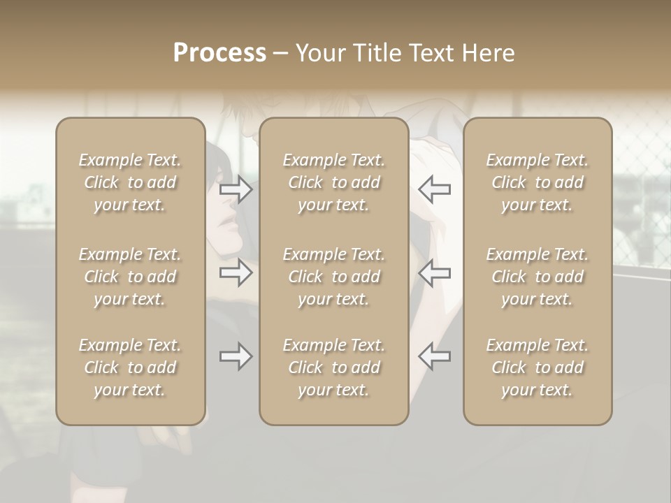 A Couple Of People That Are Hugging Each Other PowerPoint Template