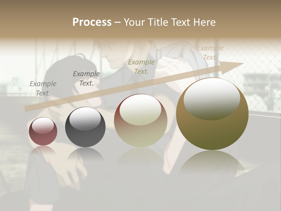 A Couple Of People That Are Hugging Each Other PowerPoint Template