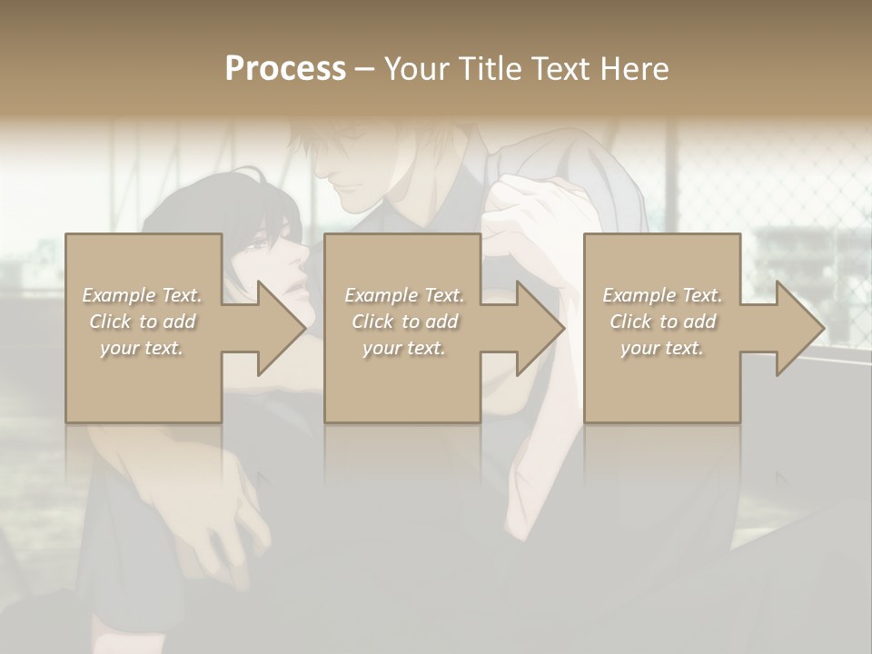 A Couple Of People That Are Hugging Each Other PowerPoint Template
