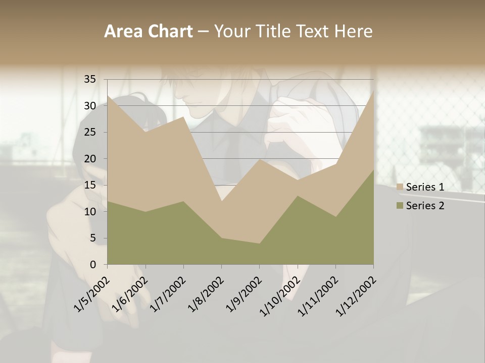 A Couple Of People That Are Hugging Each Other PowerPoint Template