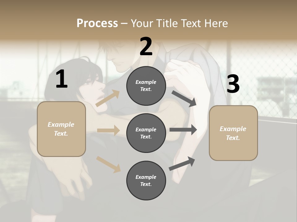 A Couple Of People That Are Hugging Each Other PowerPoint Template