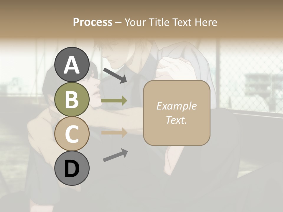 A Couple Of People That Are Hugging Each Other PowerPoint Template