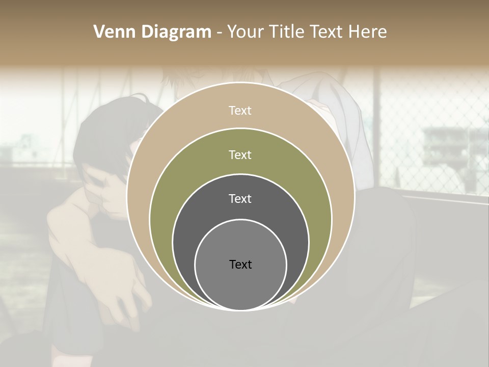 A Couple Of People That Are Hugging Each Other PowerPoint Template