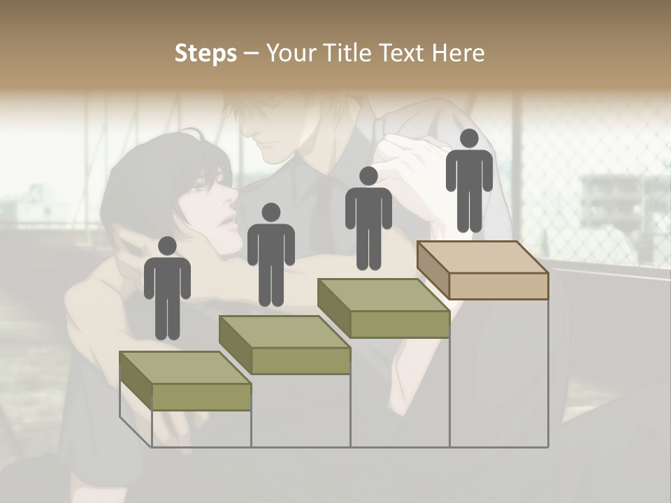 A Couple Of People That Are Hugging Each Other PowerPoint Template