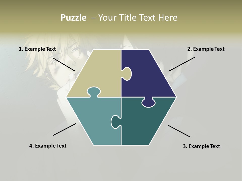 A Couple Of People That Are Next To Each Other PowerPoint Template