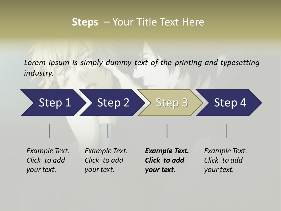 A Couple Of People That Are Next To Each Other PowerPoint Template