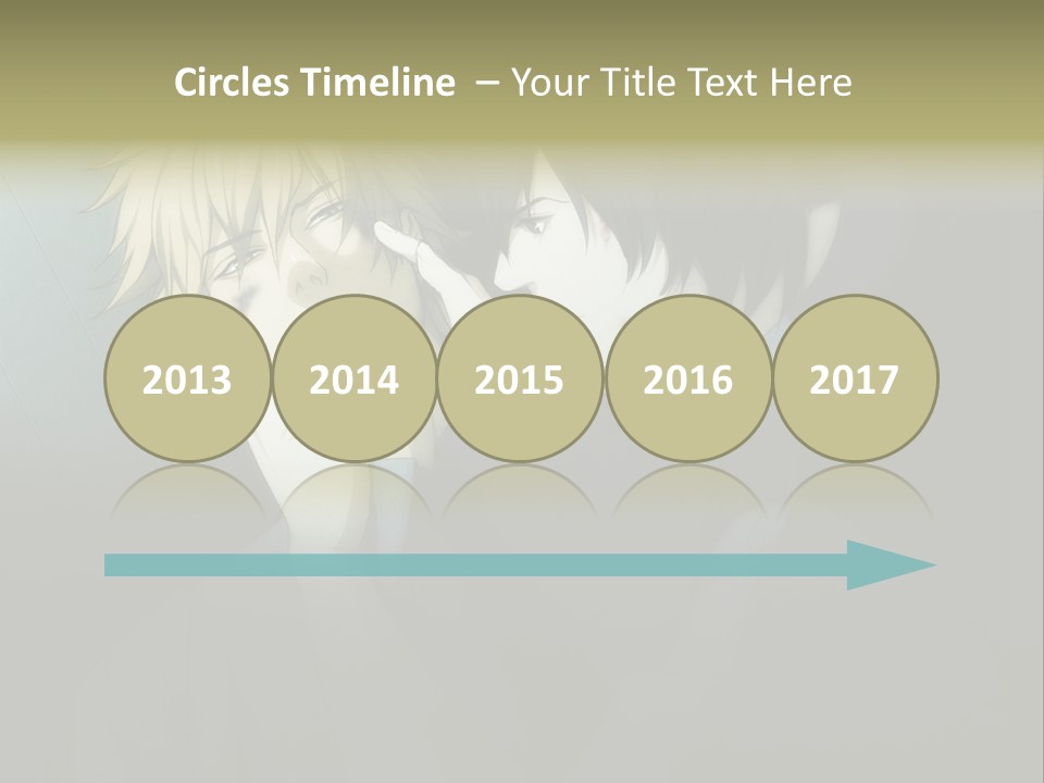 A Couple Of People That Are Next To Each Other PowerPoint Template