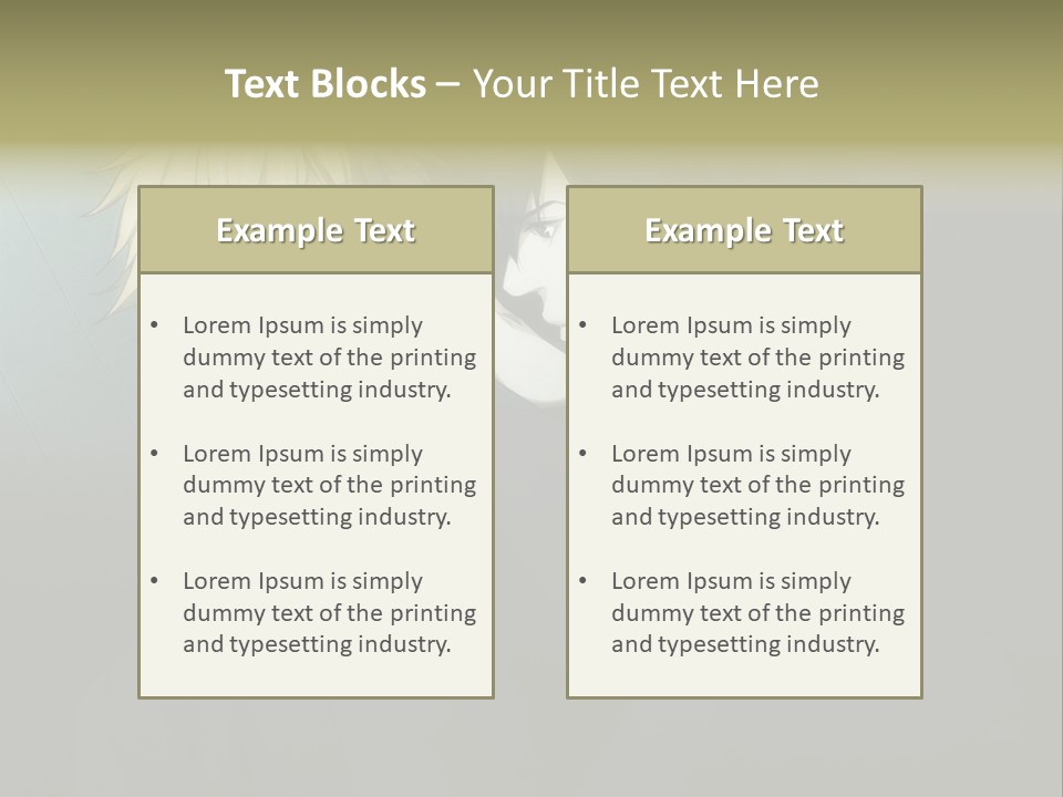 A Couple Of People That Are Next To Each Other PowerPoint Template