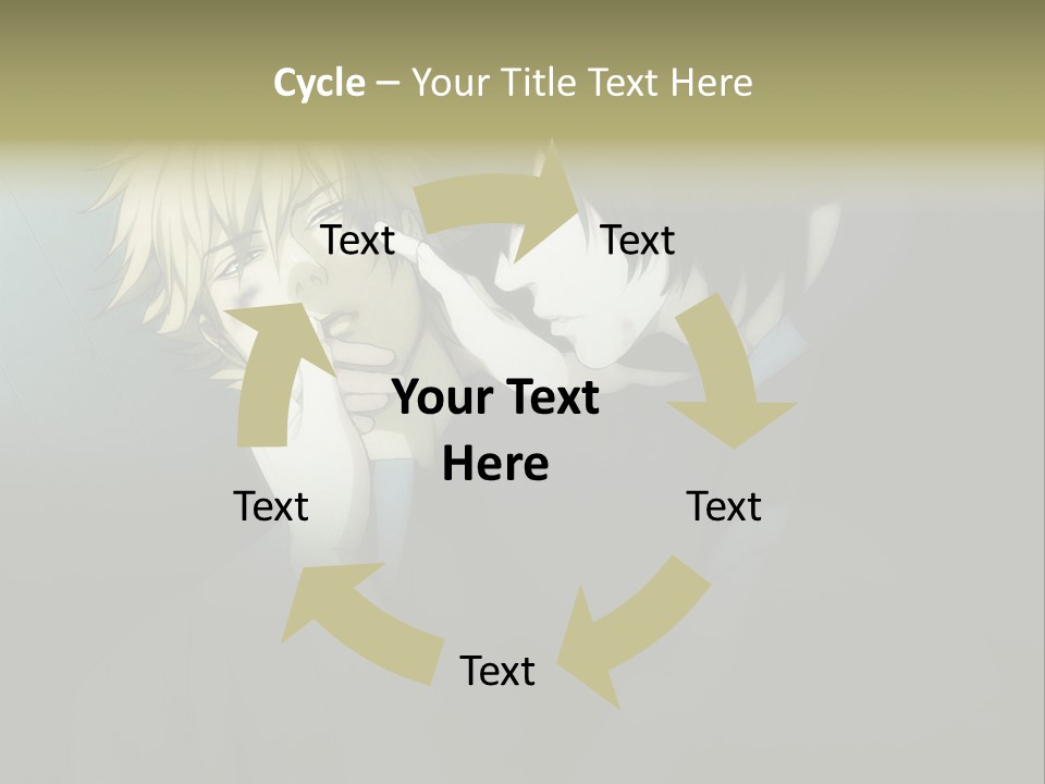 A Couple Of People That Are Next To Each Other PowerPoint Template