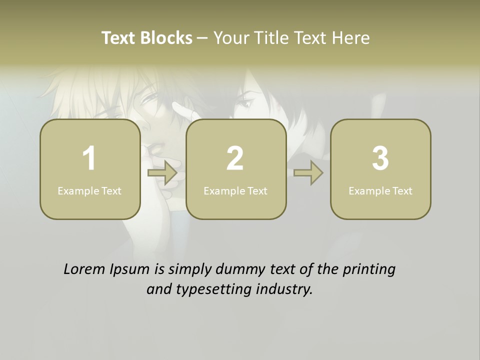 A Couple Of People That Are Next To Each Other PowerPoint Template