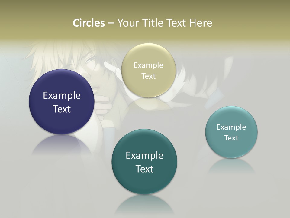 A Couple Of People That Are Next To Each Other PowerPoint Template