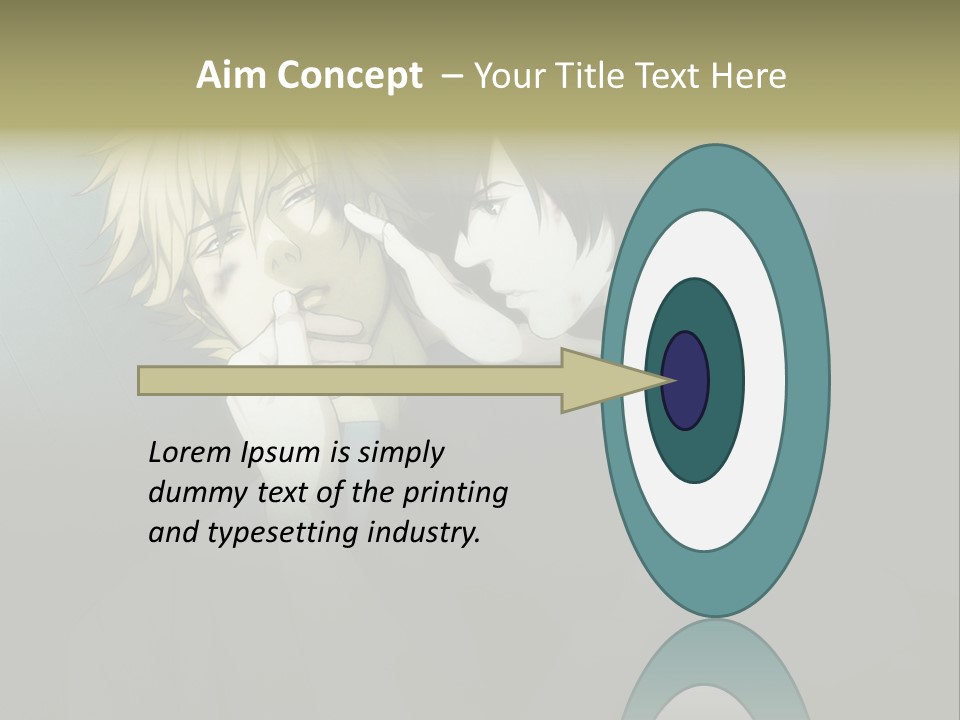 A Couple Of People That Are Next To Each Other PowerPoint Template