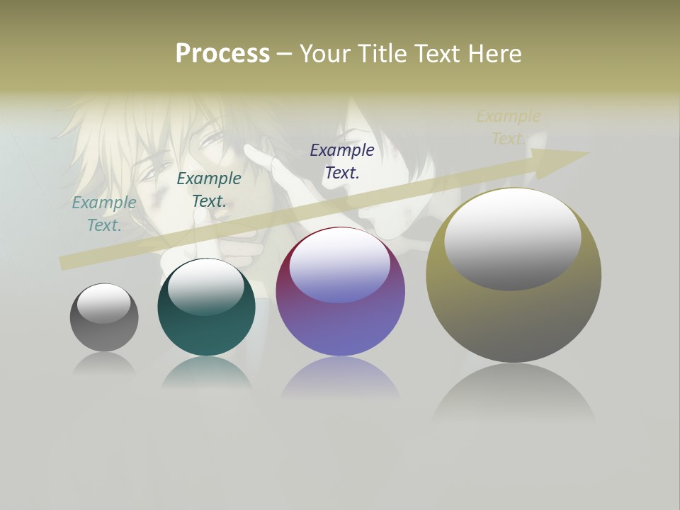 A Couple Of People That Are Next To Each Other PowerPoint Template
