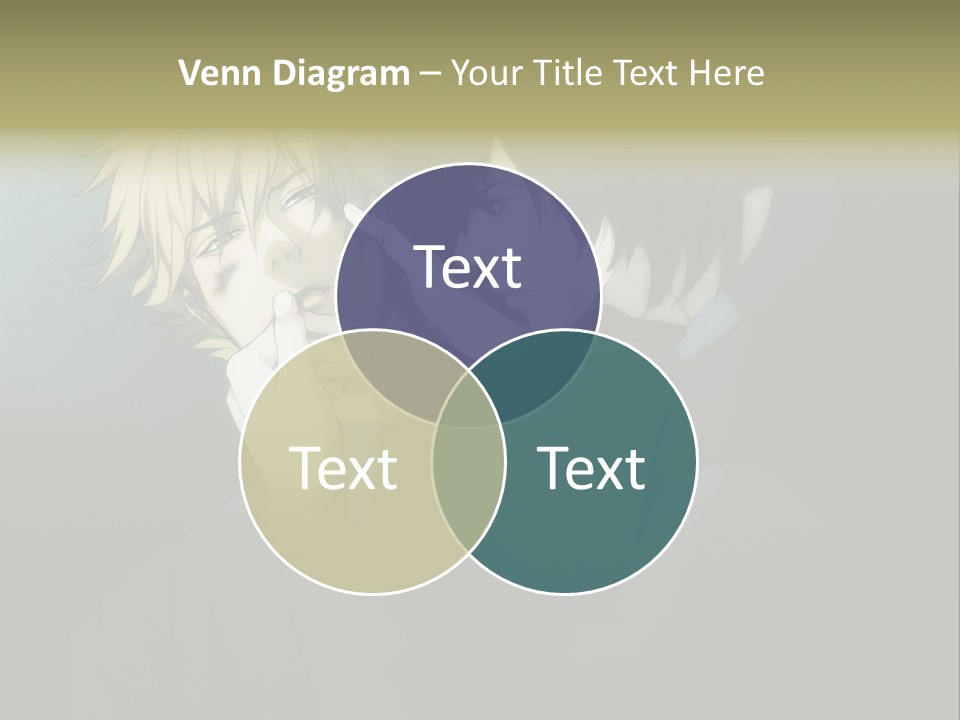 A Couple Of People That Are Next To Each Other PowerPoint Template