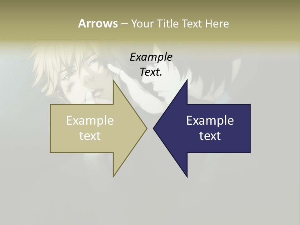 A Couple Of People That Are Next To Each Other PowerPoint Template