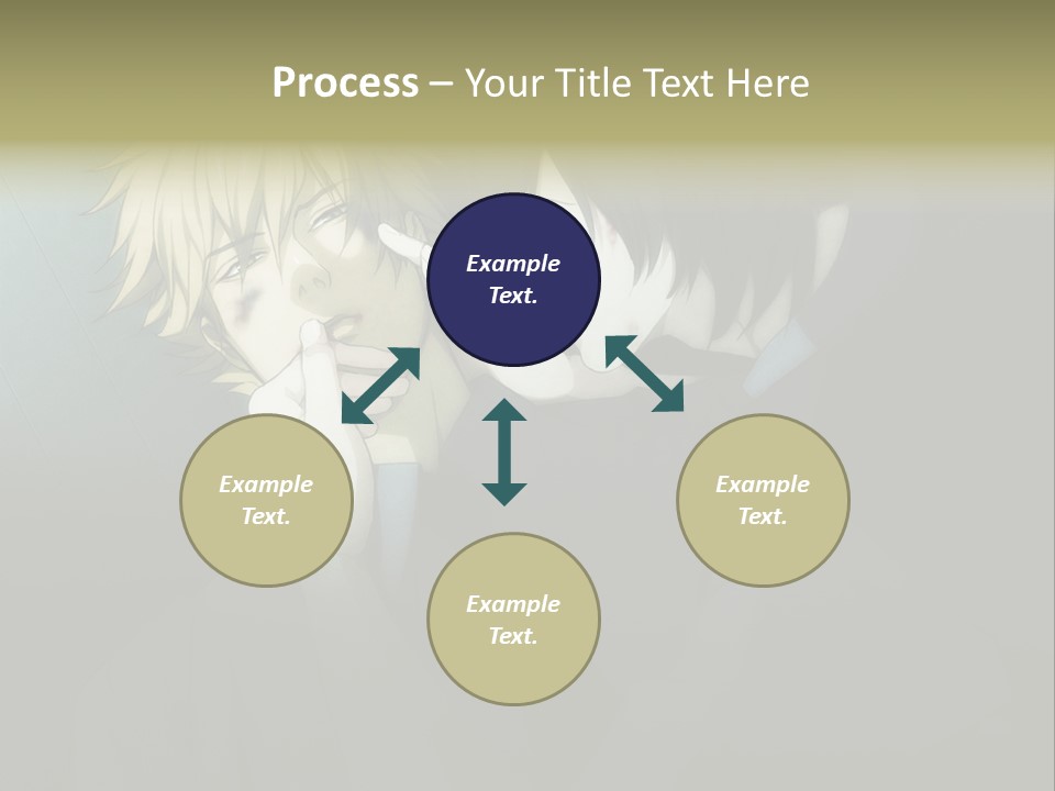 A Couple Of People That Are Next To Each Other PowerPoint Template