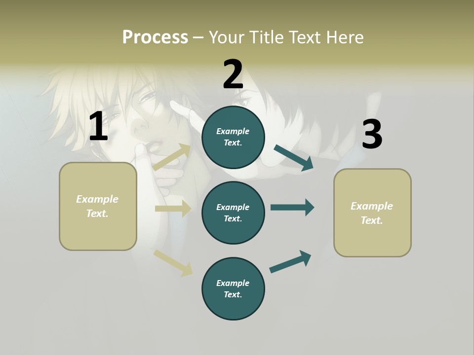 A Couple Of People That Are Next To Each Other PowerPoint Template