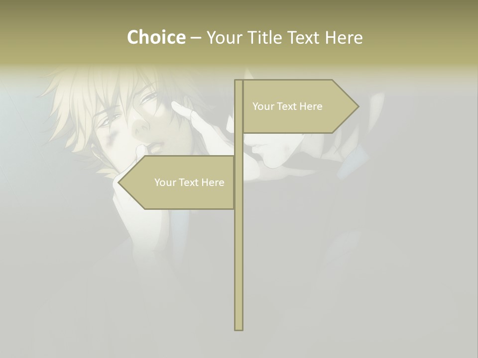 A Couple Of People That Are Next To Each Other PowerPoint Template