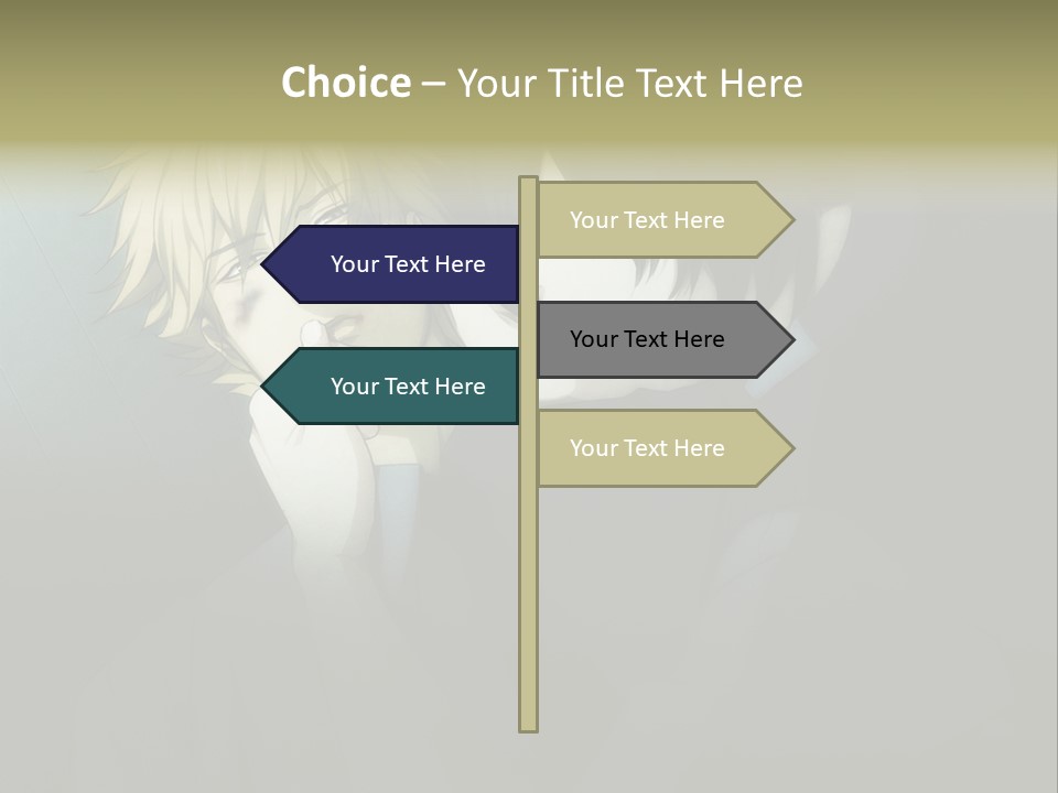 A Couple Of People That Are Next To Each Other PowerPoint Template