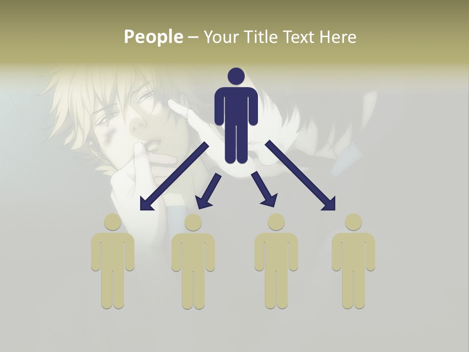 A Couple Of People That Are Next To Each Other PowerPoint Template