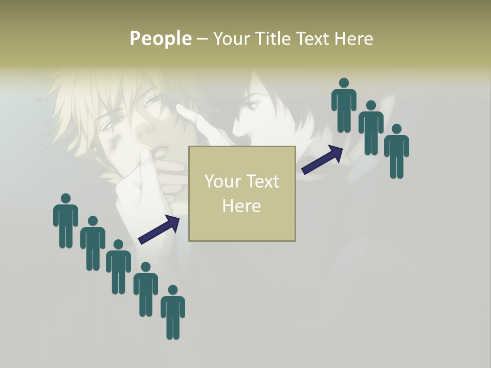 A Couple Of People That Are Next To Each Other PowerPoint Template