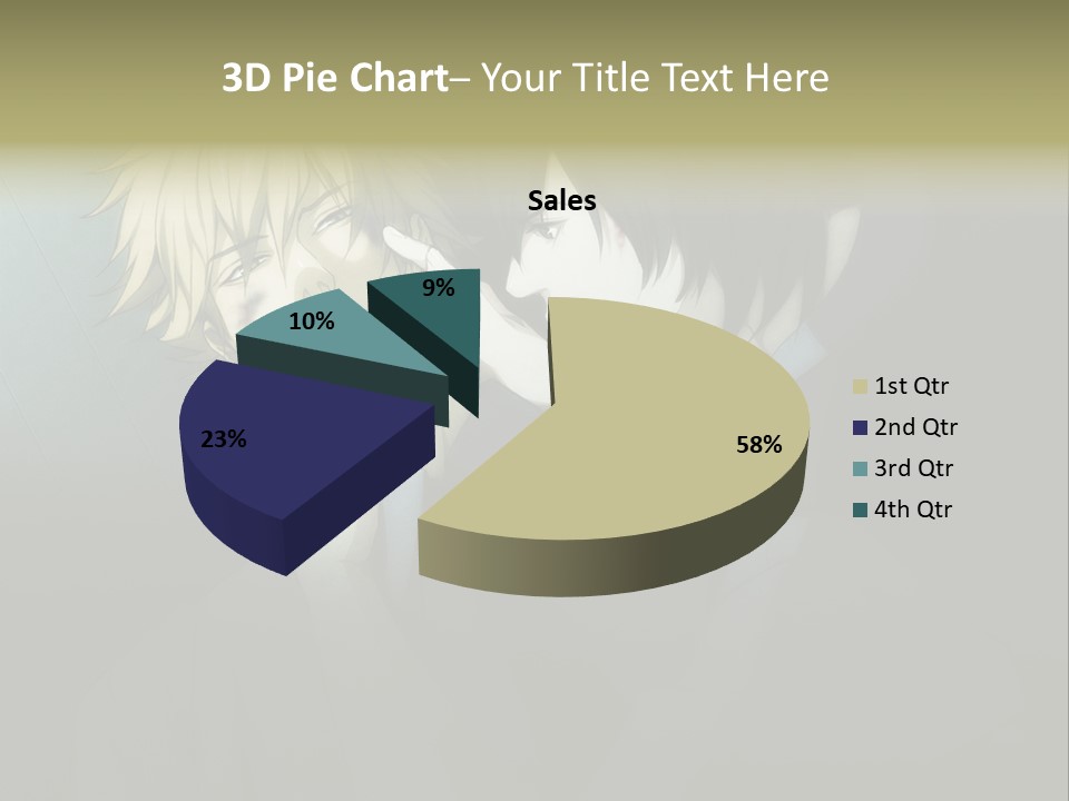 A Couple Of People That Are Next To Each Other PowerPoint Template