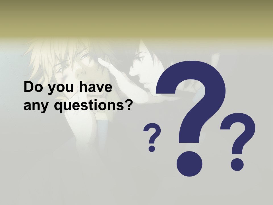 A Couple Of People That Are Next To Each Other PowerPoint Template