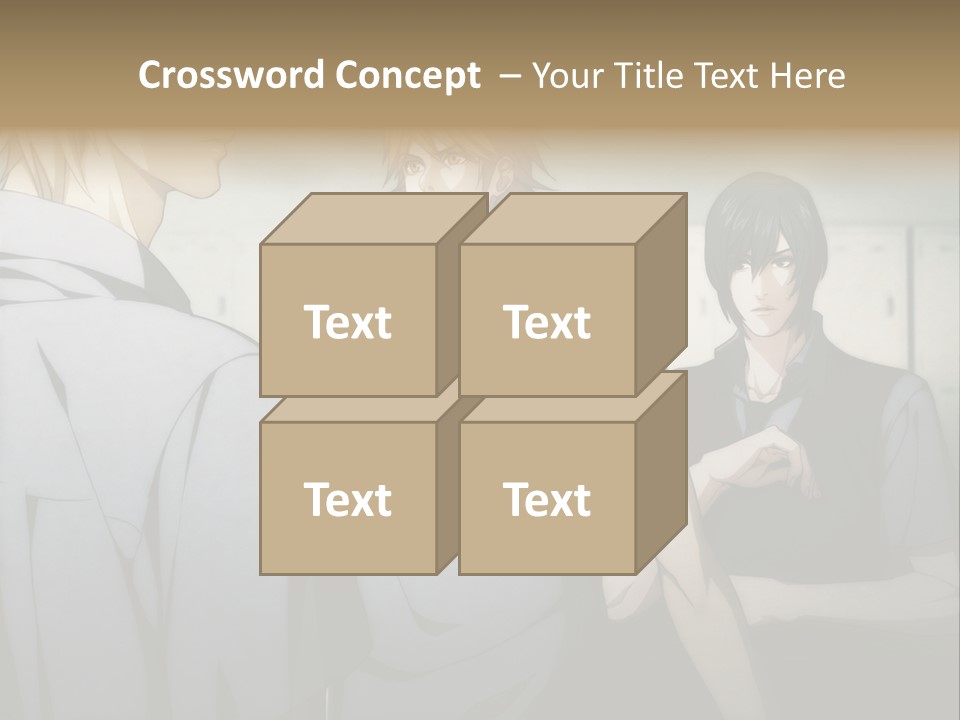A Group Of Young Men Standing Next To Each Other PowerPoint Template