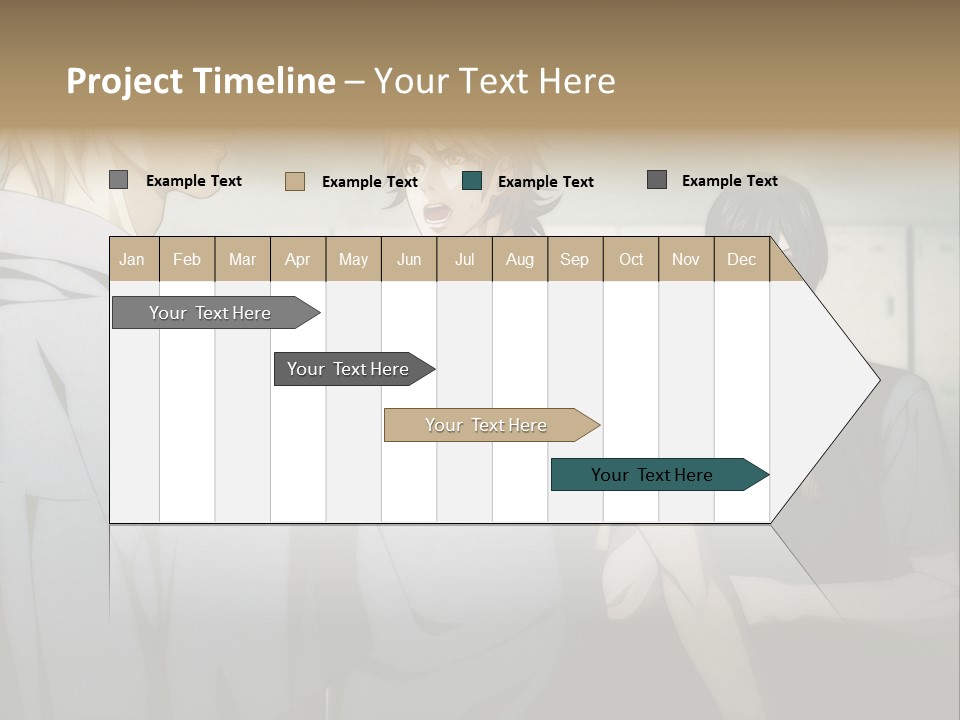 A Group Of Young Men Standing Next To Each Other PowerPoint Template