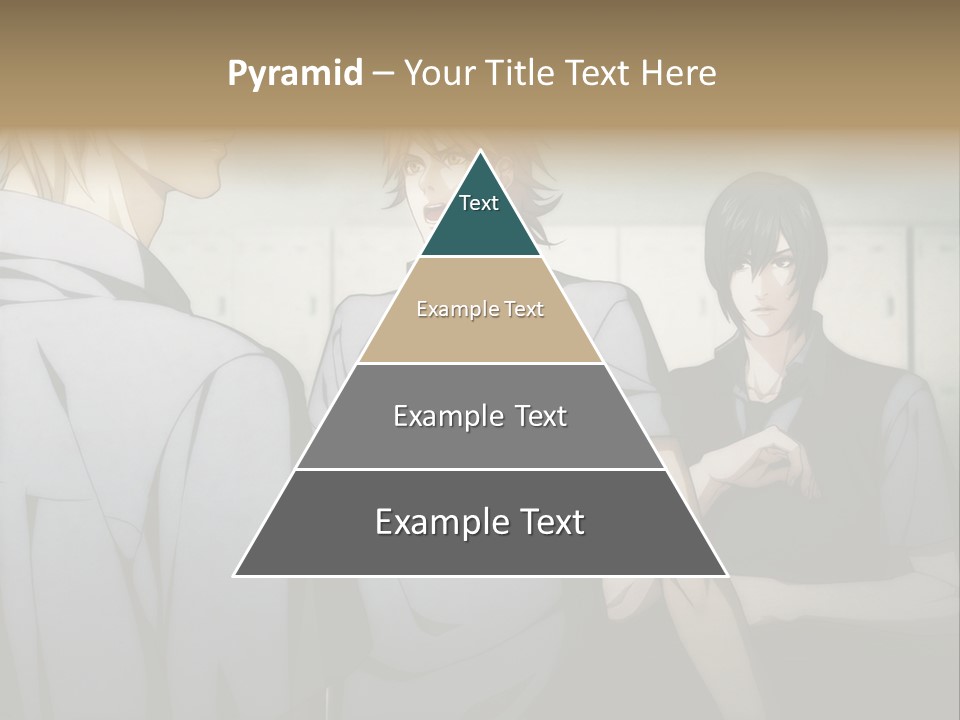 A Group Of Young Men Standing Next To Each Other PowerPoint Template