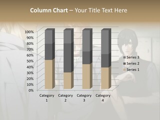 A Group Of Young Men Standing Next To Each Other PowerPoint Template