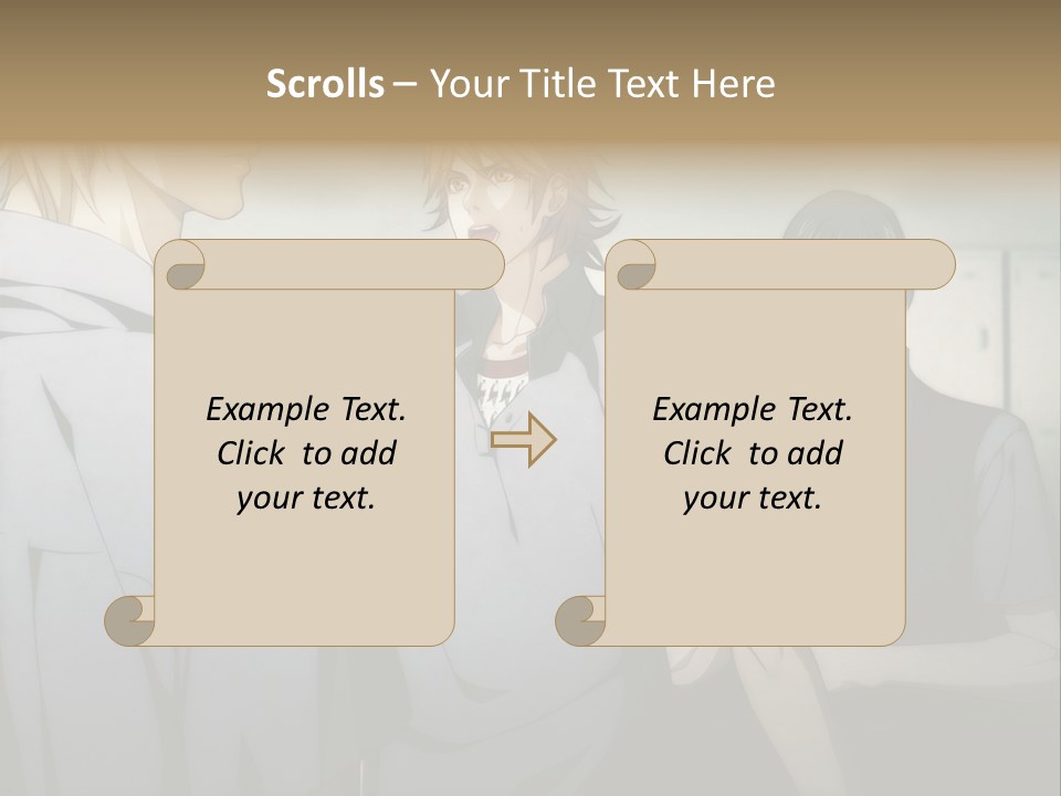 A Group Of Young Men Standing Next To Each Other PowerPoint Template