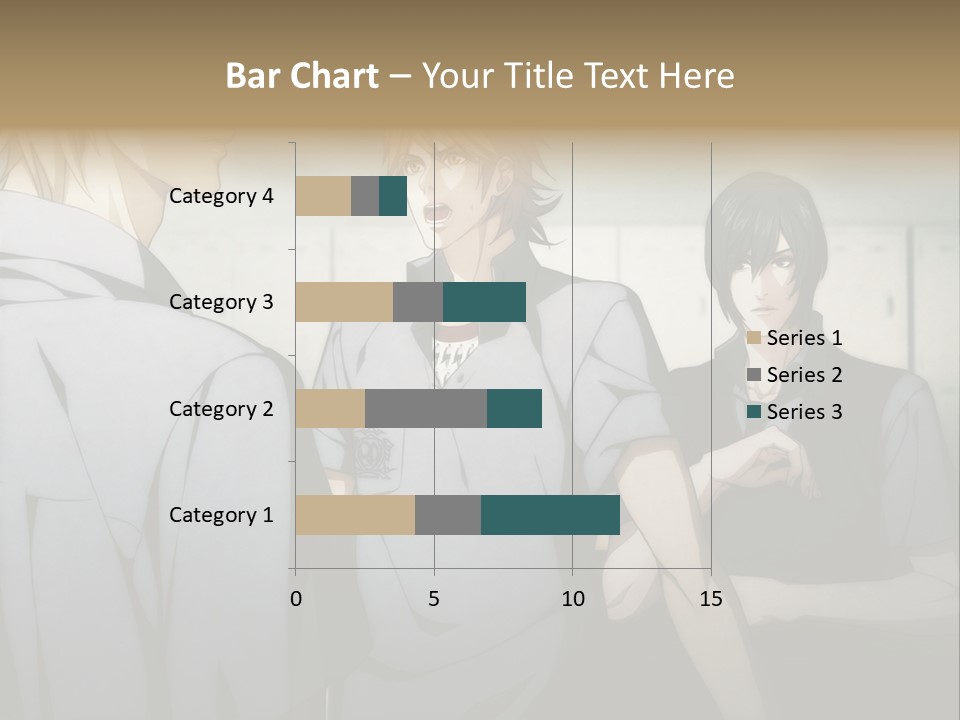 A Group Of Young Men Standing Next To Each Other PowerPoint Template