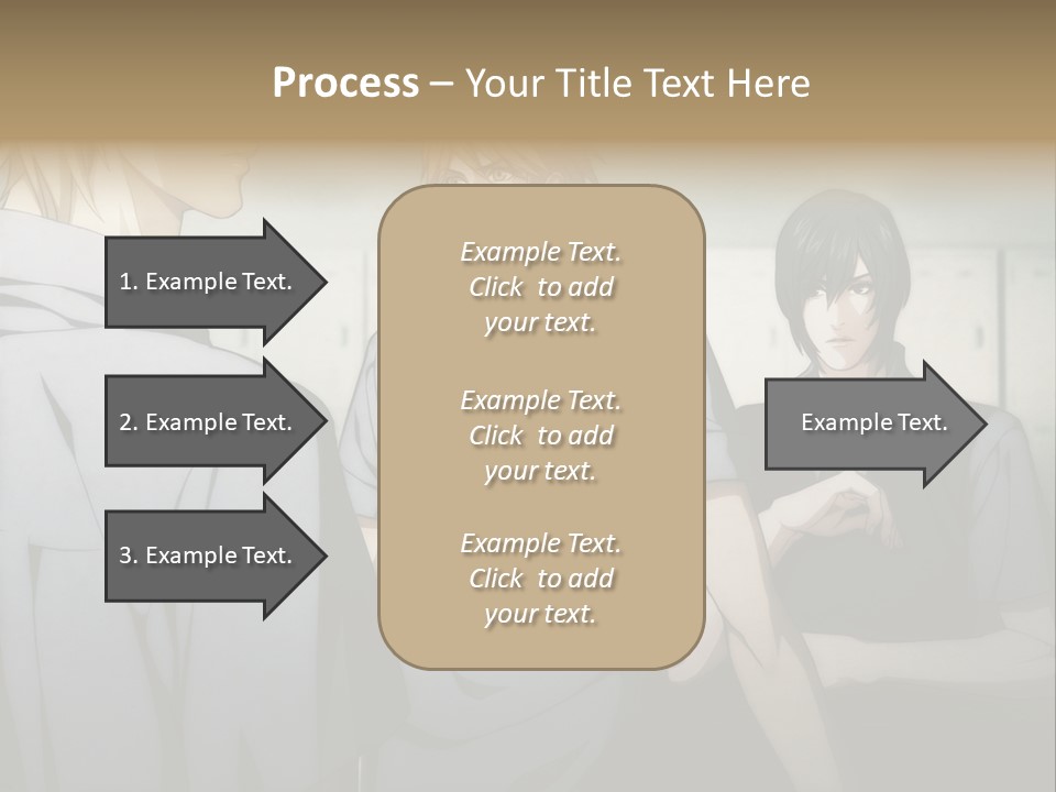 A Group Of Young Men Standing Next To Each Other PowerPoint Template
