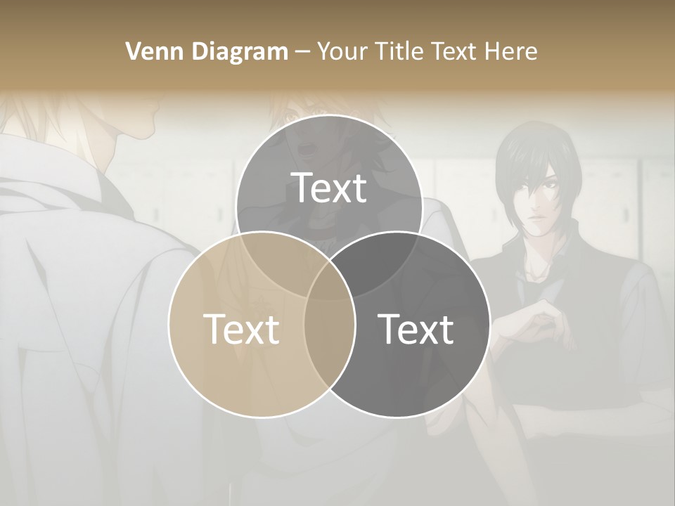 A Group Of Young Men Standing Next To Each Other PowerPoint Template