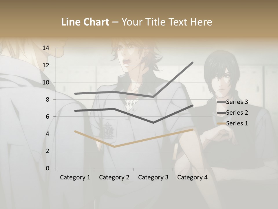 A Group Of Young Men Standing Next To Each Other PowerPoint Template