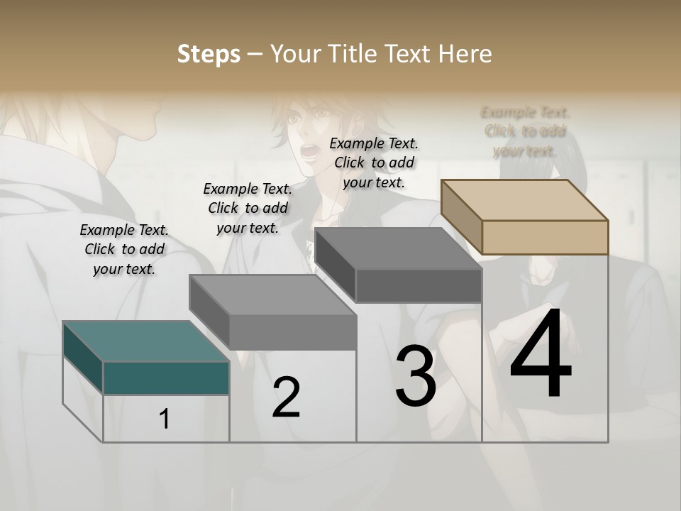 A Group Of Young Men Standing Next To Each Other PowerPoint Template