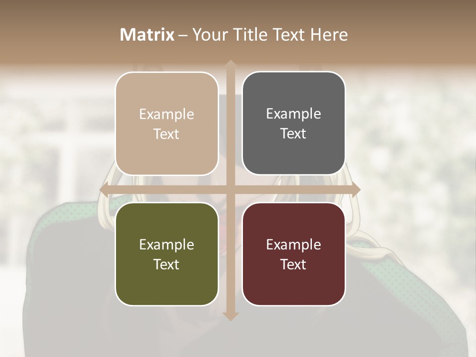 A Person With A Hat And A Green Shirt PowerPoint Template