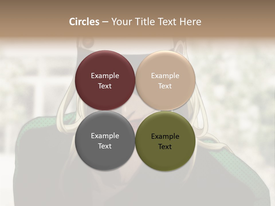 A Person With A Hat And A Green Shirt PowerPoint Template